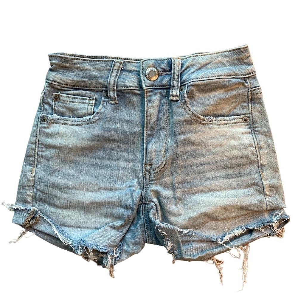 American Eagle | American Eagle Outfitters Hi-Rise Shortie Denim Shorts